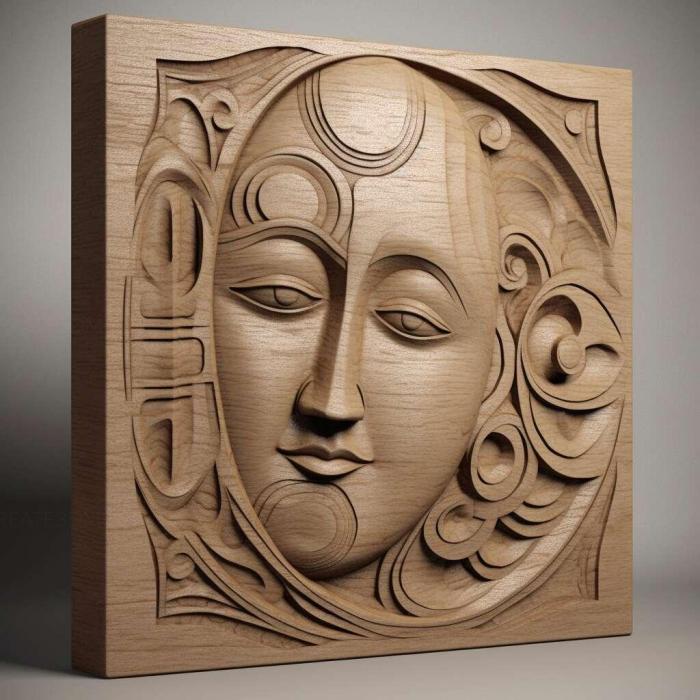 نموذج ثلاثي الأبعاد لآلة CNC 3D Art 